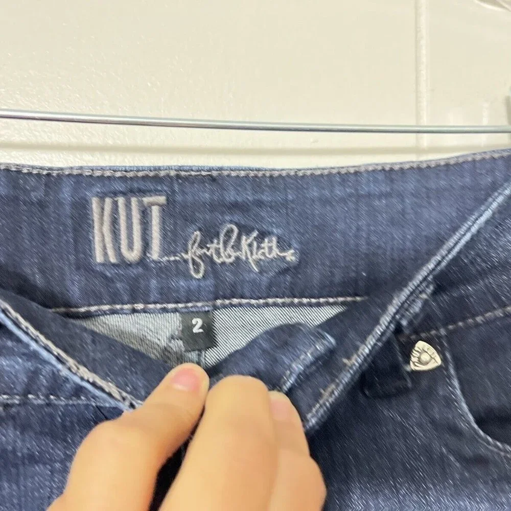 Kut From the Kloth Bermuda Jeans Shorts Size 2 - Picture 2 of 6